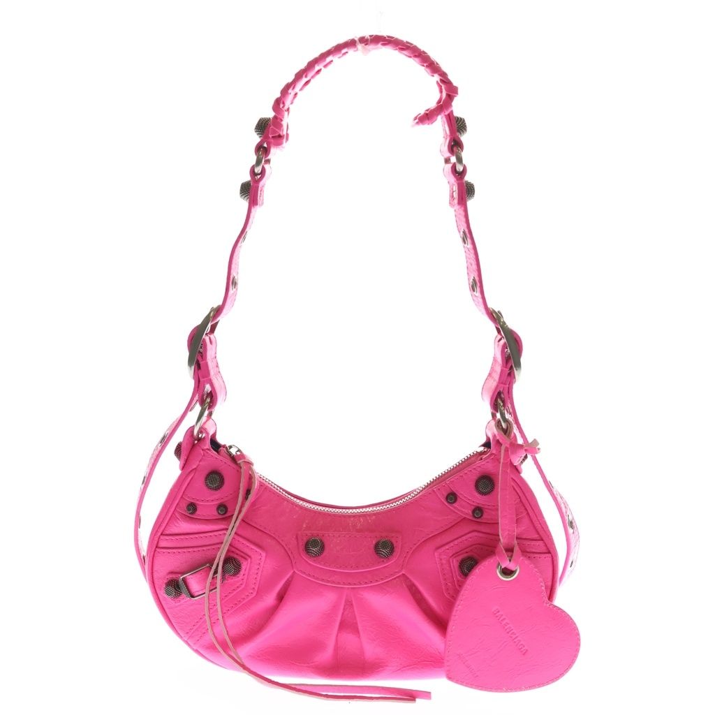 BALENCIAGA (バレンシアガ) Le Cagole Xs Shoulder Bag ルカゴール ショルダーバッグ 671309 ピンク