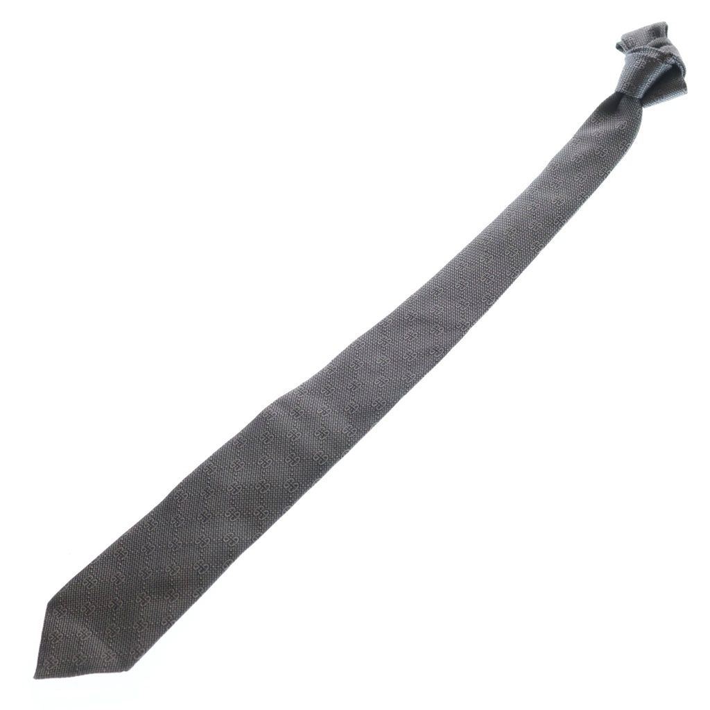 GUCCI (グッチ) DEIENE Silk Jacquard Tie ディエン シルクジャガードタイ ネクタイ 408865 4E002 ダークグレー
