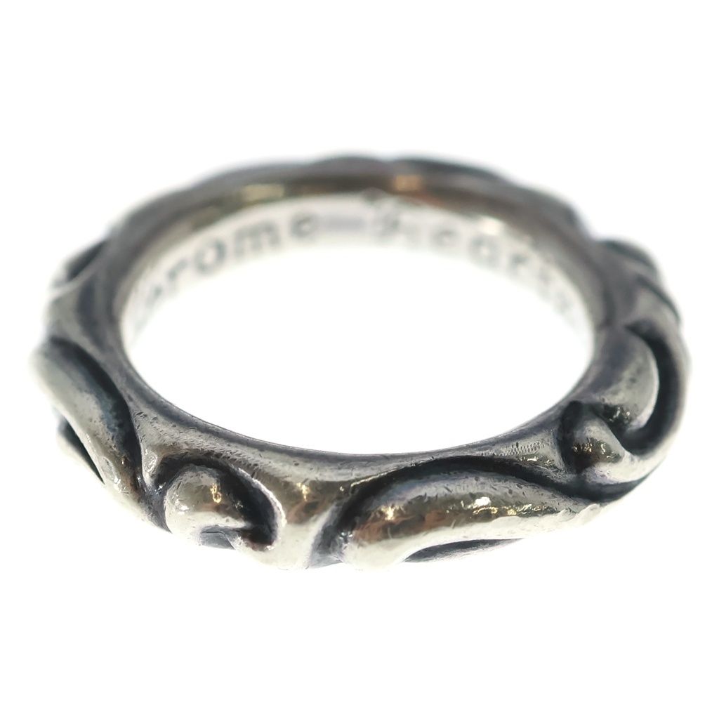 CHROME HEARTS (クロムハーツ) SCRL BAND スクロールバンド リング シルバー BCA351