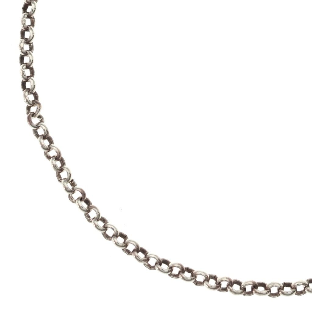CHROME HEARTS (クロムハーツ) NECKCHAIN R18 ロールチェーンネックレス 18inch シルバー BCA083