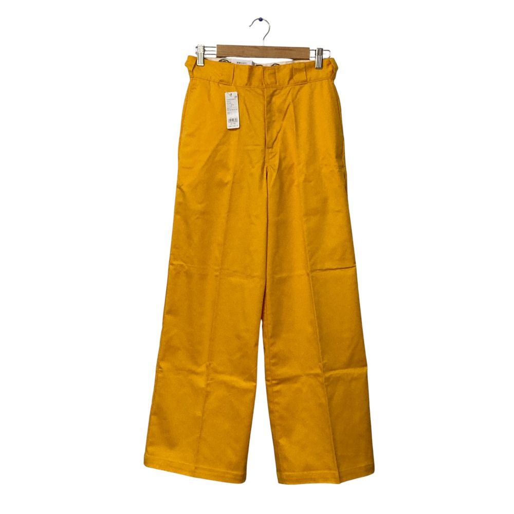 未使用 Dickies ディッキーズ TCツイル ストレッチワイドパンツ サイズM ゴールド レディース 古着 中古 USED - メルカリ