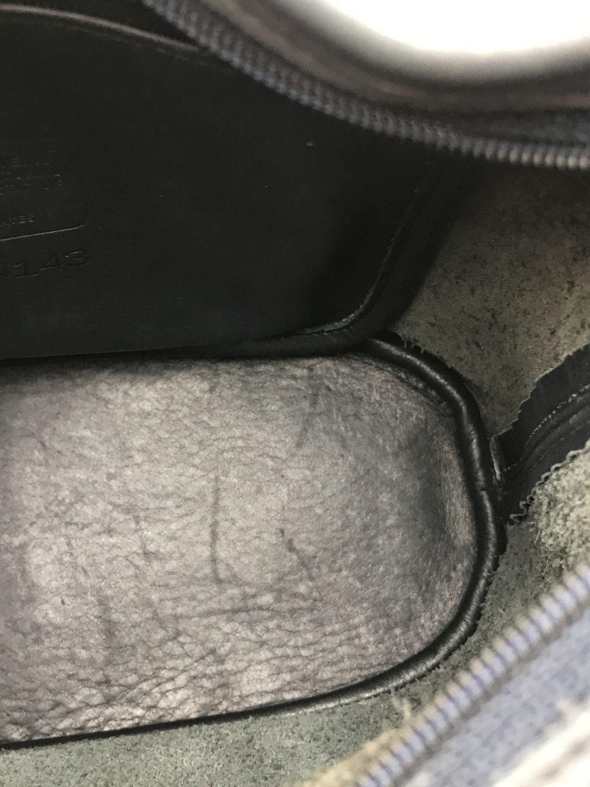 COACH　オールドコーチ　ショルダーバッグ　USA製　ネイビー系　235