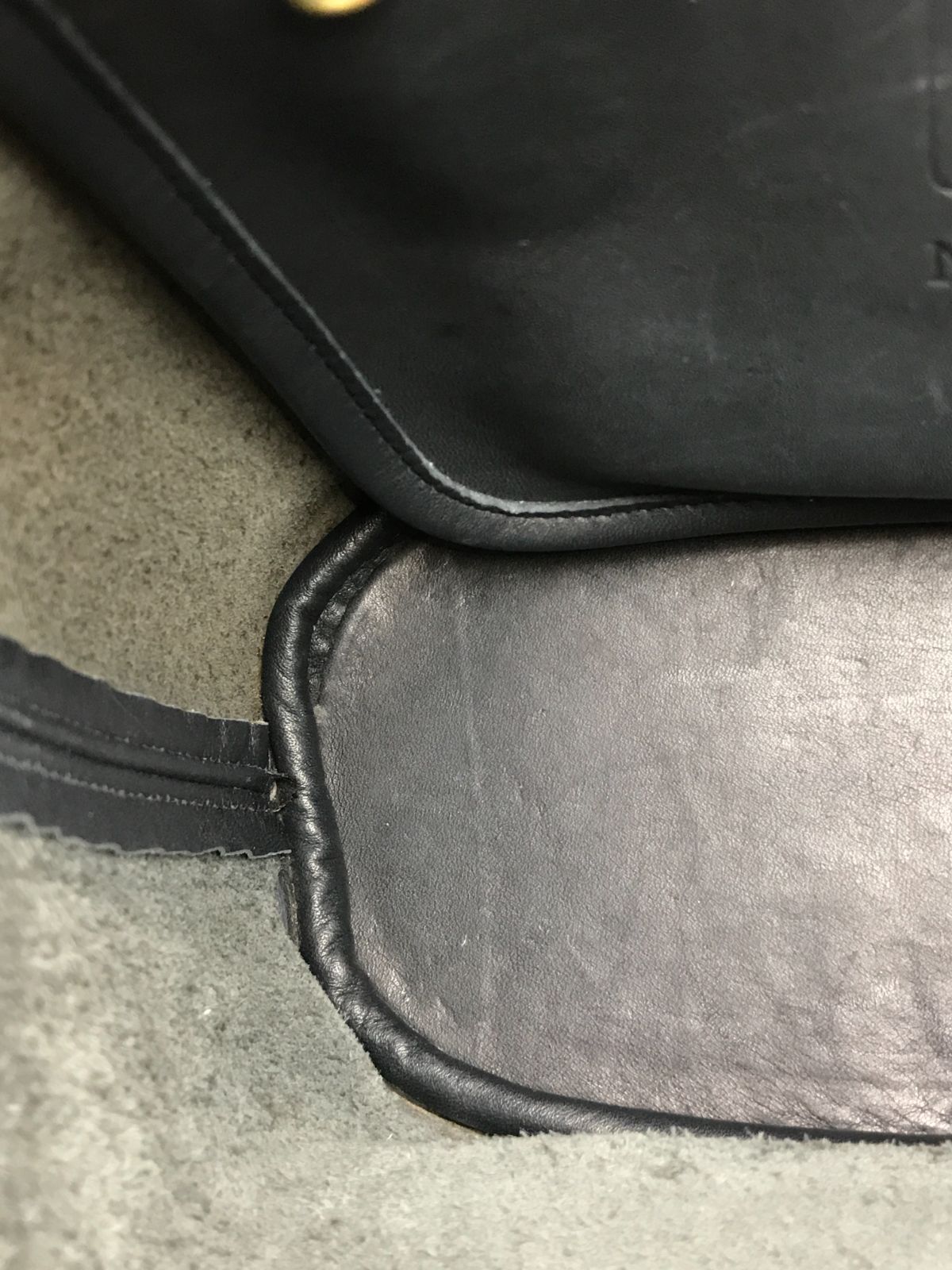 COACH　オールドコーチ　ショルダーバッグ　USA製　ネイビー系　235