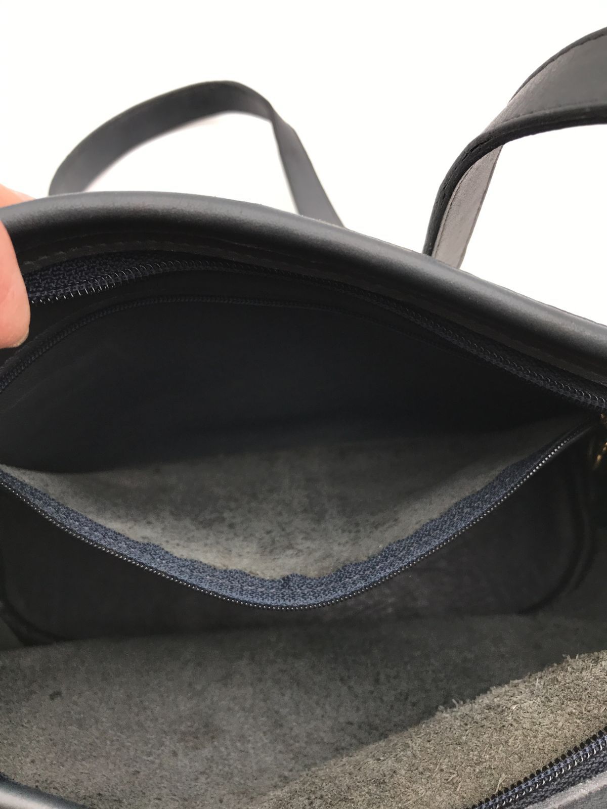 COACH　オールドコーチ　ショルダーバッグ　USA製　ネイビー系　235