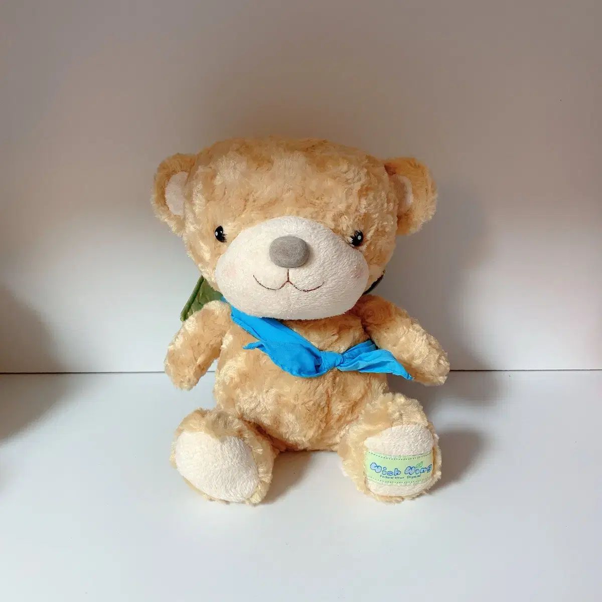 ウィッシュウィング クマのぬいぐるみ - ブルー ウィッシュウィング