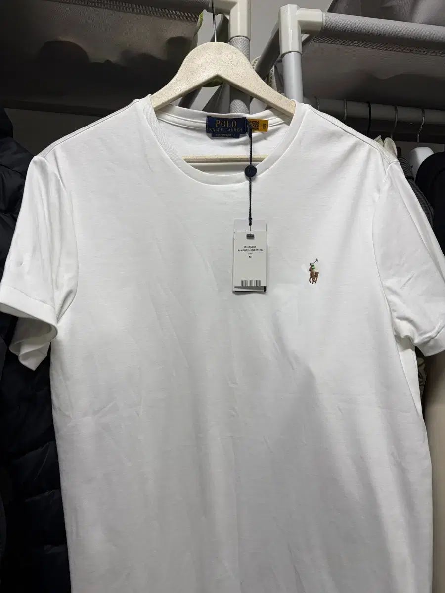 ポロ ソフト コットン Tシャツ M(100)