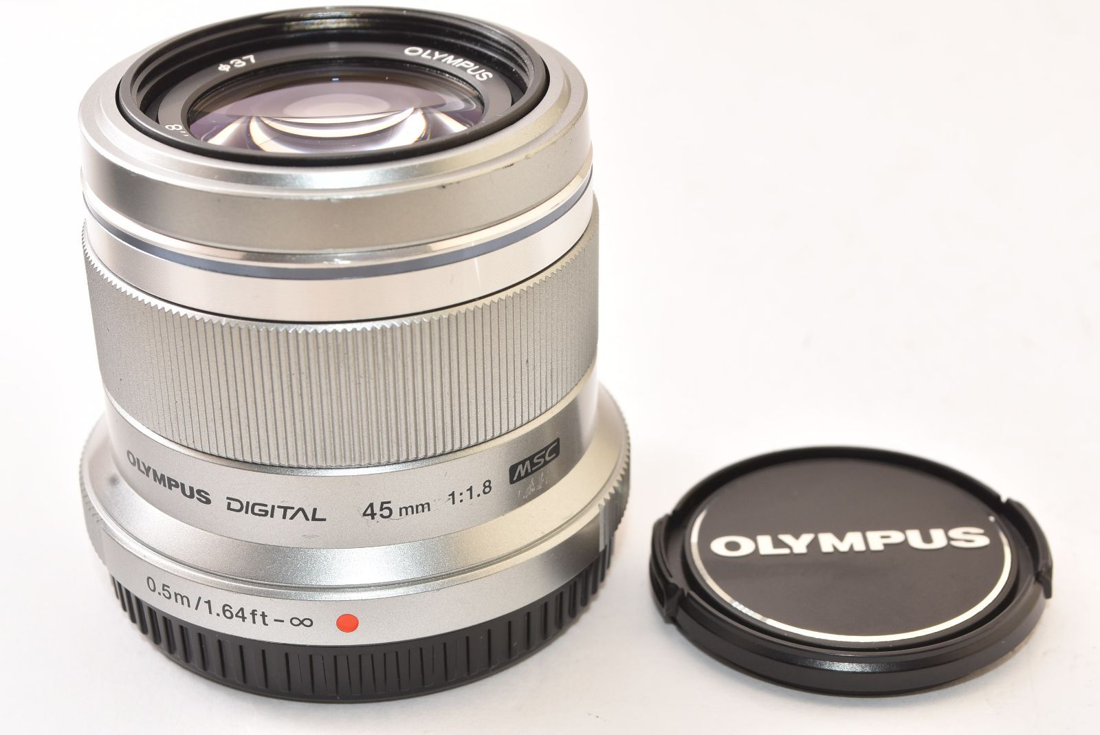 ☆美品☆ OLYMPUS オリンパス M.ZUIKO DIGITAL 45mm F1.8 MSC シルバー