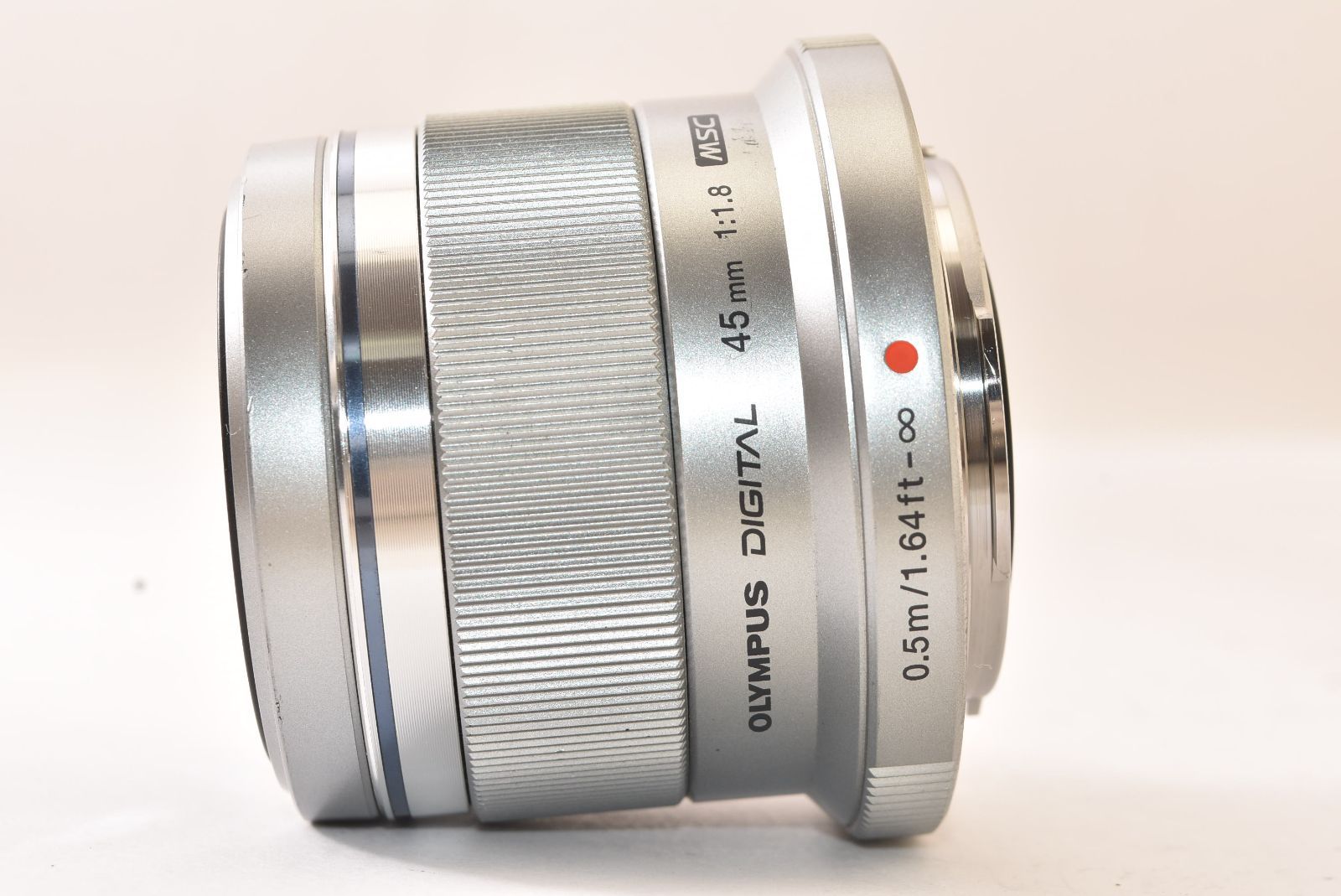 ☆美品☆ OLYMPUS オリンパス M.ZUIKO DIGITAL 45mm F1.8 MSC シルバー