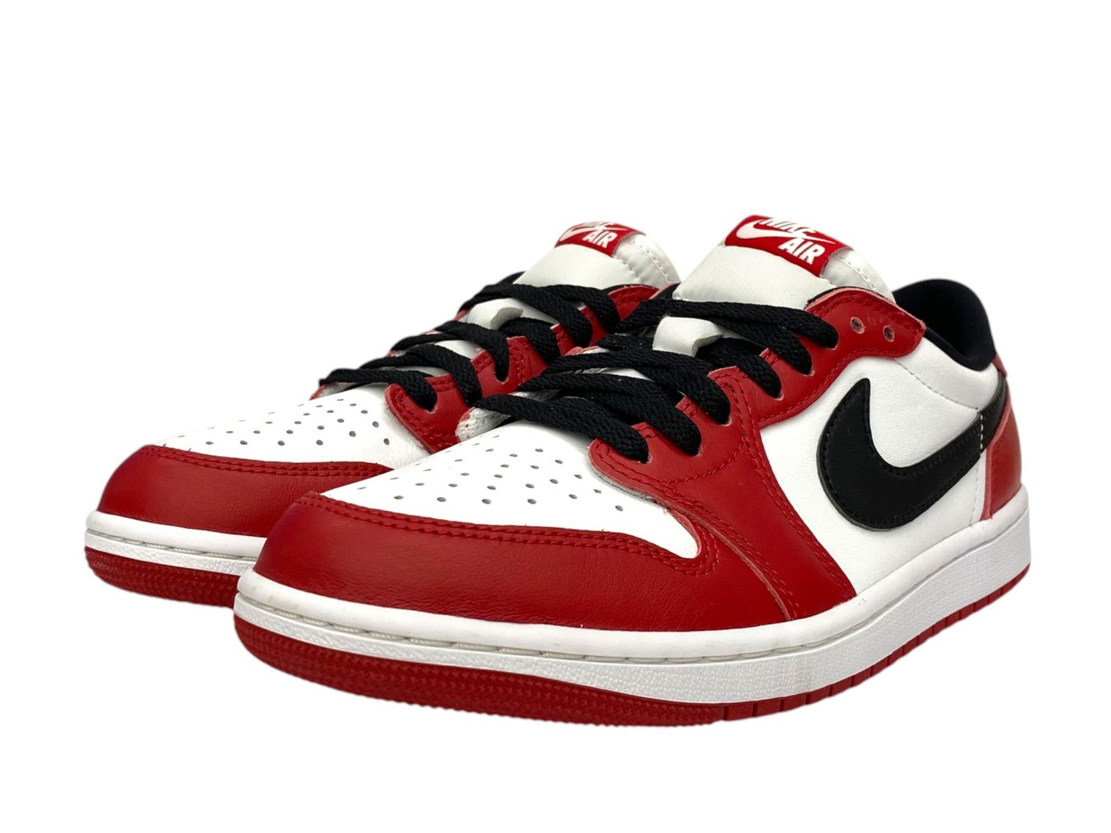 NIKE (ナイキ) Air Jordan 1 Retro Low OG エアジョーダン レトロロー ローカットスニーカー HQ6998-600 26.5cm US8.5 ホワイト×レッド メンズ/009