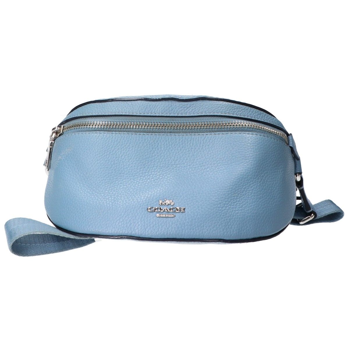 COACH コーチ ターコイズ 39939 レザー ベルトバッグ/ウエストバッグ 