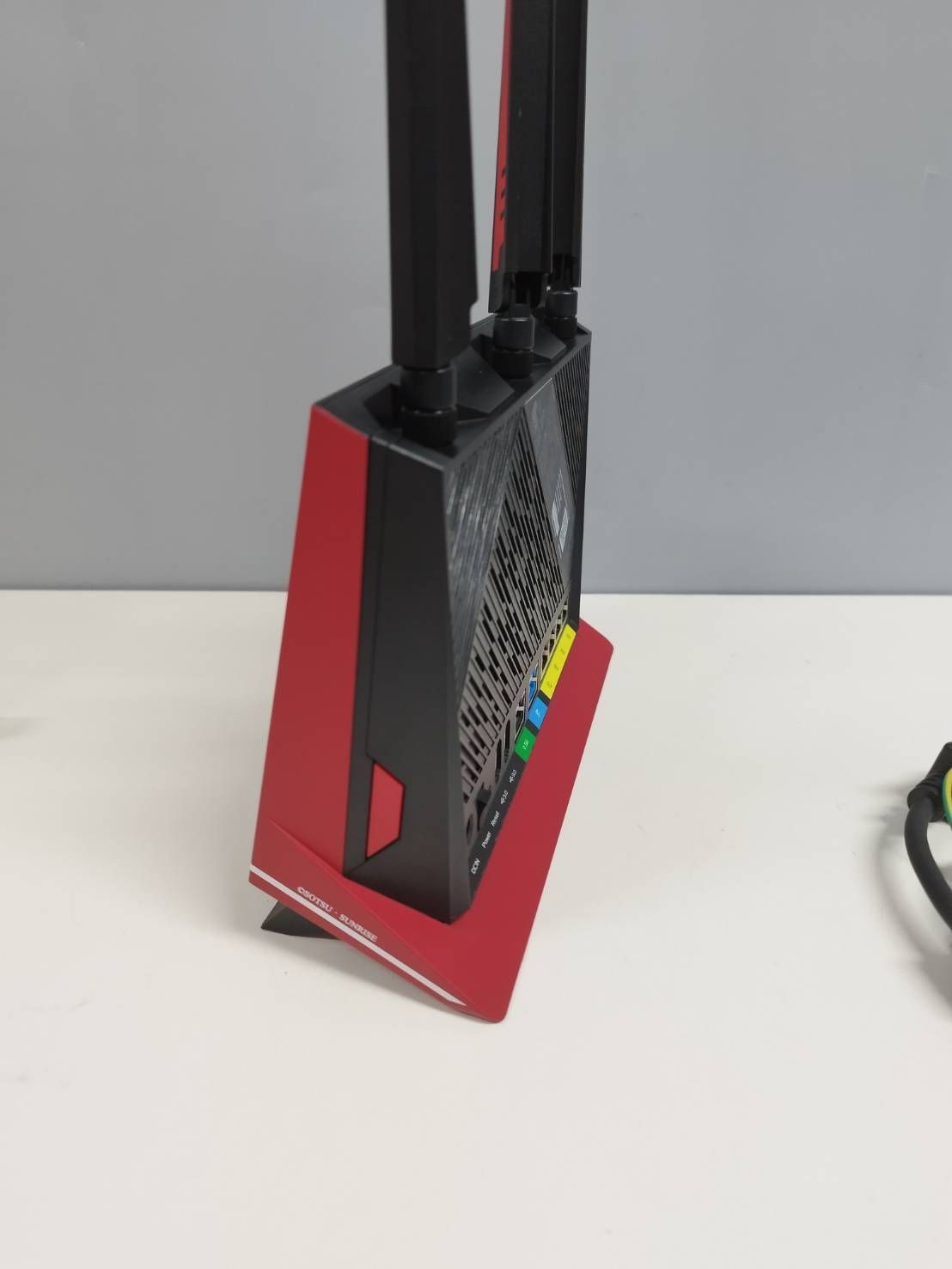 美品 ASUS RT-AX86U Wi-Fi6 ルーター ガンダムコラボ - メルカリ