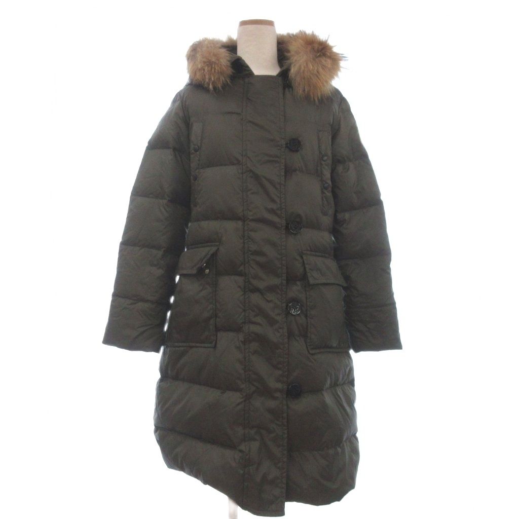 モンクレール MONCLER MESSINA ダウンコート ひざ丈 長袖 フード