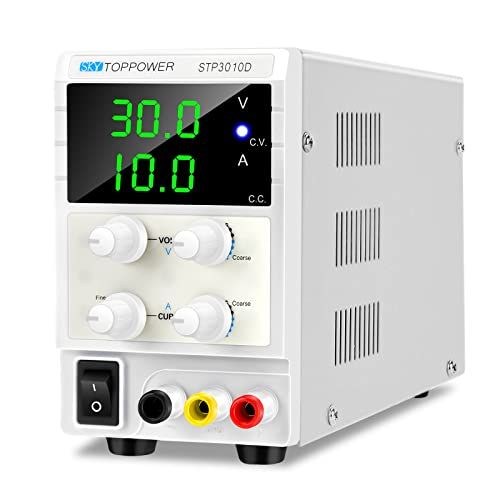 【新品】安定化電源 可変直流電源 0-30V 0-10A スイッチング電源 自動切替 複数の保護 低雑音 修理用 実験室用 研究テスト用 PSU 調整されたラボタイプのCC/CV DC電源 電気制御機器 36e92b50
