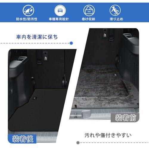 【新品】新型 ランクル250 車種専用 ラゲッジマット 5人乗り ランドクルーザー250 専用 2Dトランクマット PVC素材 カーゴマット 滑り止め 巻け収納 保護マット 防水 耐汚れ 耐摩擦 ラゲッジトレイ 取付簡単 カスタム 内装パーツ f5632a78 【新品】新型 ランクル250 車種専用 ラゲッジマット 5人乗り ランドクルーザー250 専用 2Dトランクマット PVC素材 カーゴマット 滑り止め 巻け収納 保護マット 防水 耐汚れ 耐摩擦 ラゲッジトレイ 取付簡単 カスタム 内装パーツ f5632a78