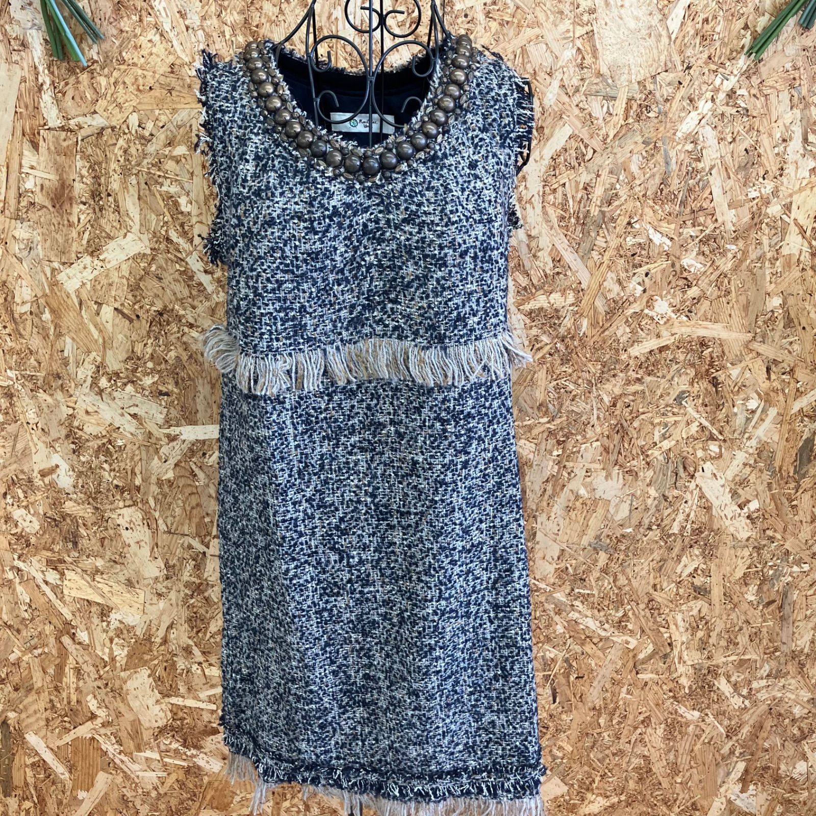 SG6042 plant blue world ワンピース　ネイビーミックス M