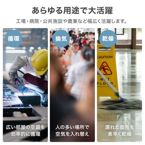 【大型パワフル送風】サーキュレーター 扇風機 強力 5枚羽根 3段階風量 工場扇風機 熱中症対策 循環 リモコン付き 業務用 タイマー機能 上下120度 ビッグファン 床置き ファン 夏 換気 据え置き 体育館 店舗 物流倉庫 seathes 03fb2000
