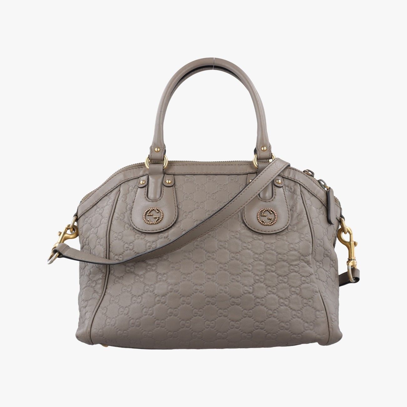 グッチGucciスカーレット グレー レザー 282299 H012488623