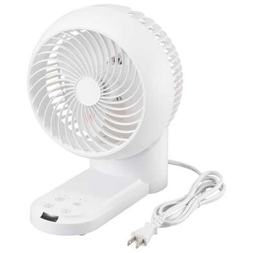 オーム(OHM) サーキュレーター 360°首振り 扇風機 壁掛け・卓上両用式 12畳 省エネ 7段階タイマー 3段階風量 冷暖房換気 空気循環 FF-SQ850RY 08-3336 オーム電機t cd679b6e