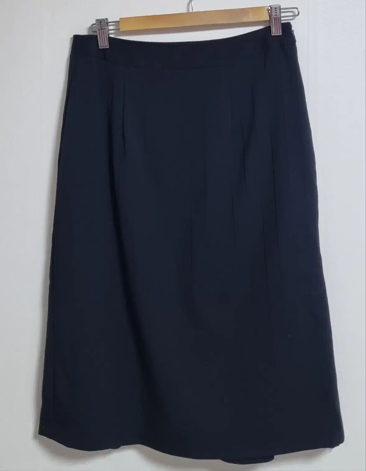 26) MAX MARA マックスマーラ ブラック 麻 スカート