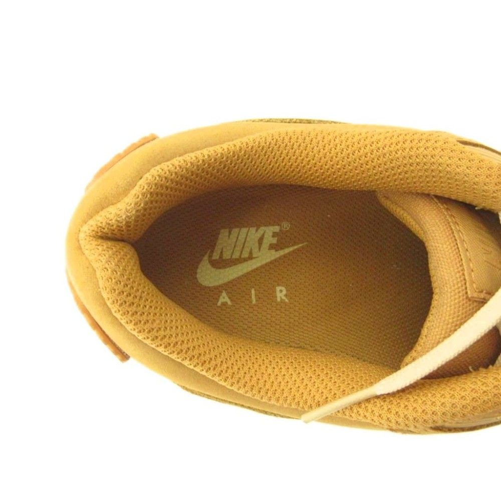 ナイキ NIKE エアマックス AIR MAX 90 PRM スニーカー シューズ ローカット レザー ガムソール 8.5 26.5cm キャメル FZ5102-299 0612