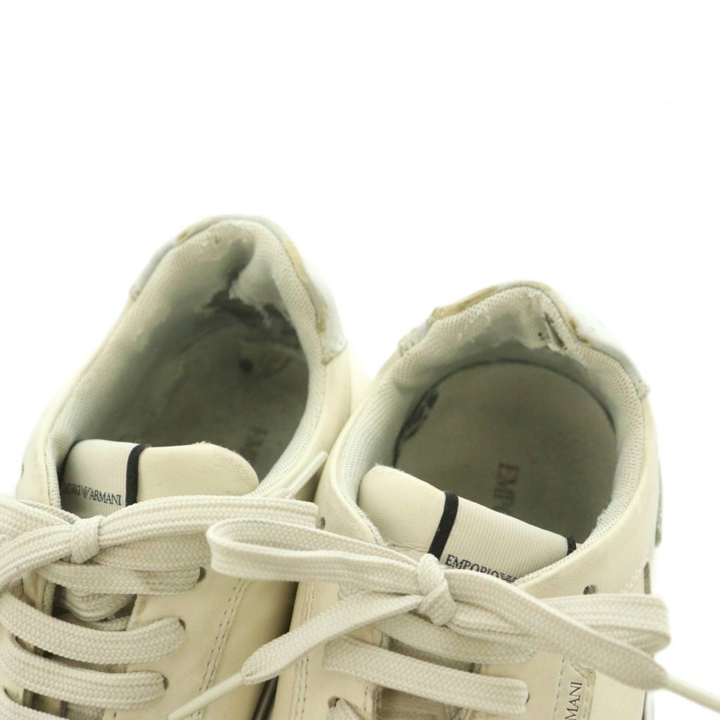 エンポリオアルマーニ EMPORIO ARMANI スニーカー シューズ 5M 22.0-22.5cm オフホワイト /MI ■ECC004 エンポリオアルマーニ EMPORIO ARMANI スニーカー シューズ 5M 22.0-22.5cm オフホワイト /MI ■ECC004