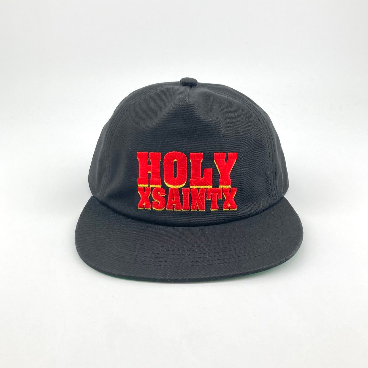 SAINT MICHAEL（セントマイケル） CAP HOLY SAINT / BLACK 25AW Fサイズ ＃54.5 キャップ