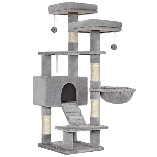 FEANDREAキャットタワー 大型猫 据え置き 猫タワー 多頭飼い 大型ハンモック 爪とぎ 頑丈 142cm PCT160W01mt 482b5adc FEANDREAキャットタワー 大型猫 据え置き 猫タワー 多頭飼い 大型ハンモック 爪とぎ 頑丈 142cm PCT160W01mt 482b5adc