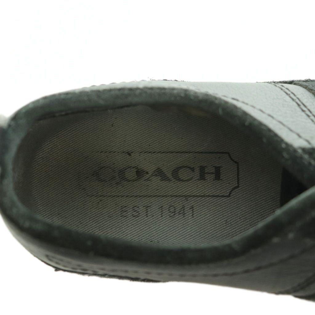 コーチ COACH スニーカー シューズ US8 25.0cm 黒 ブラック /MI ■GY66