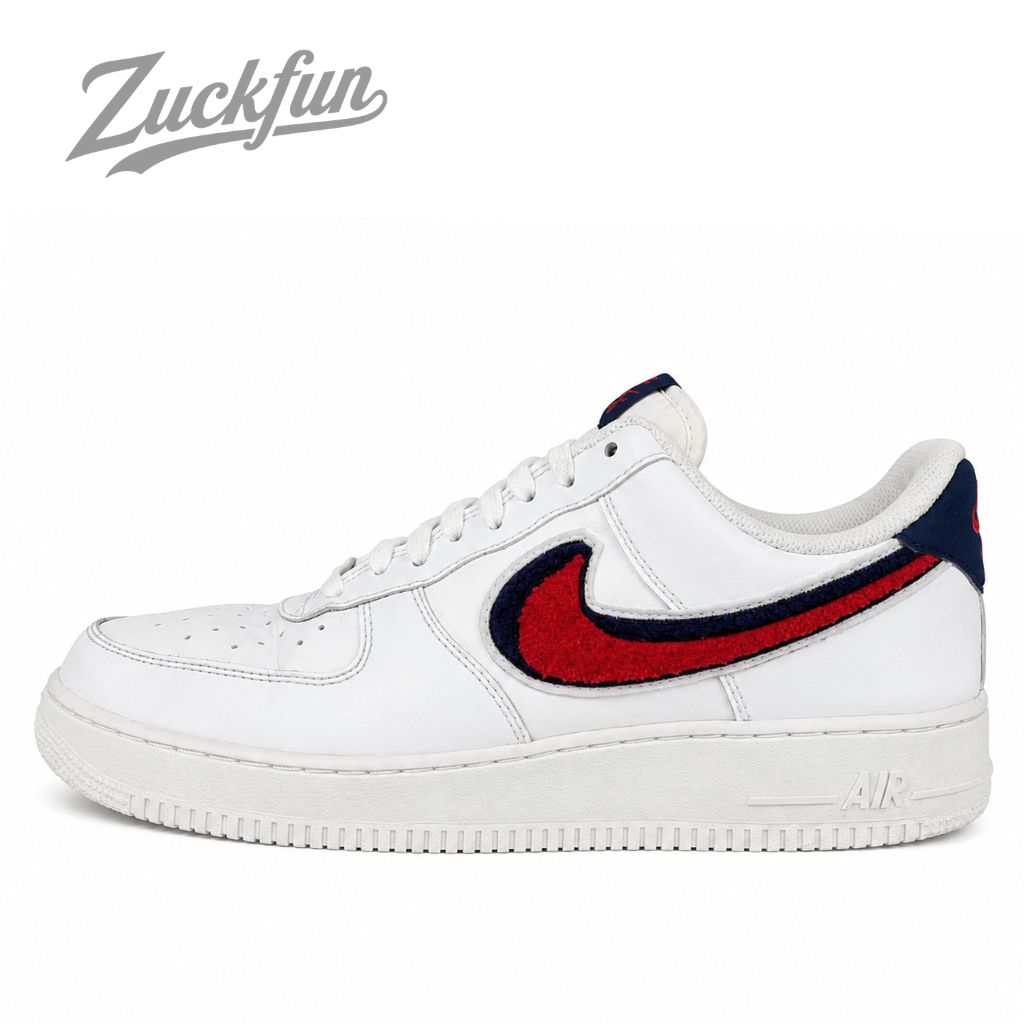 NIKE AIR FORCE 1 LOW 07 LV8 エア フォース 1 ロー カット ホワイト レッド 白 メンズ ナイキ スニーカー 26.5 cm U08653