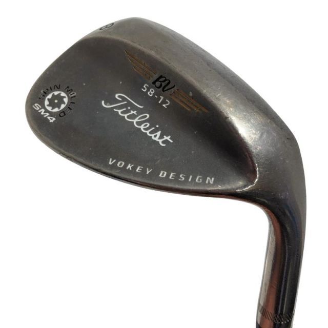 タイトリスト VOKEY SPIN MILLED SM4 ブラックニッケル 58/12 ウェッジ WG NS PRO 950GH (フレックスS) メンズ 男性用 右利き 右用 Cランク ゴルフクラブ