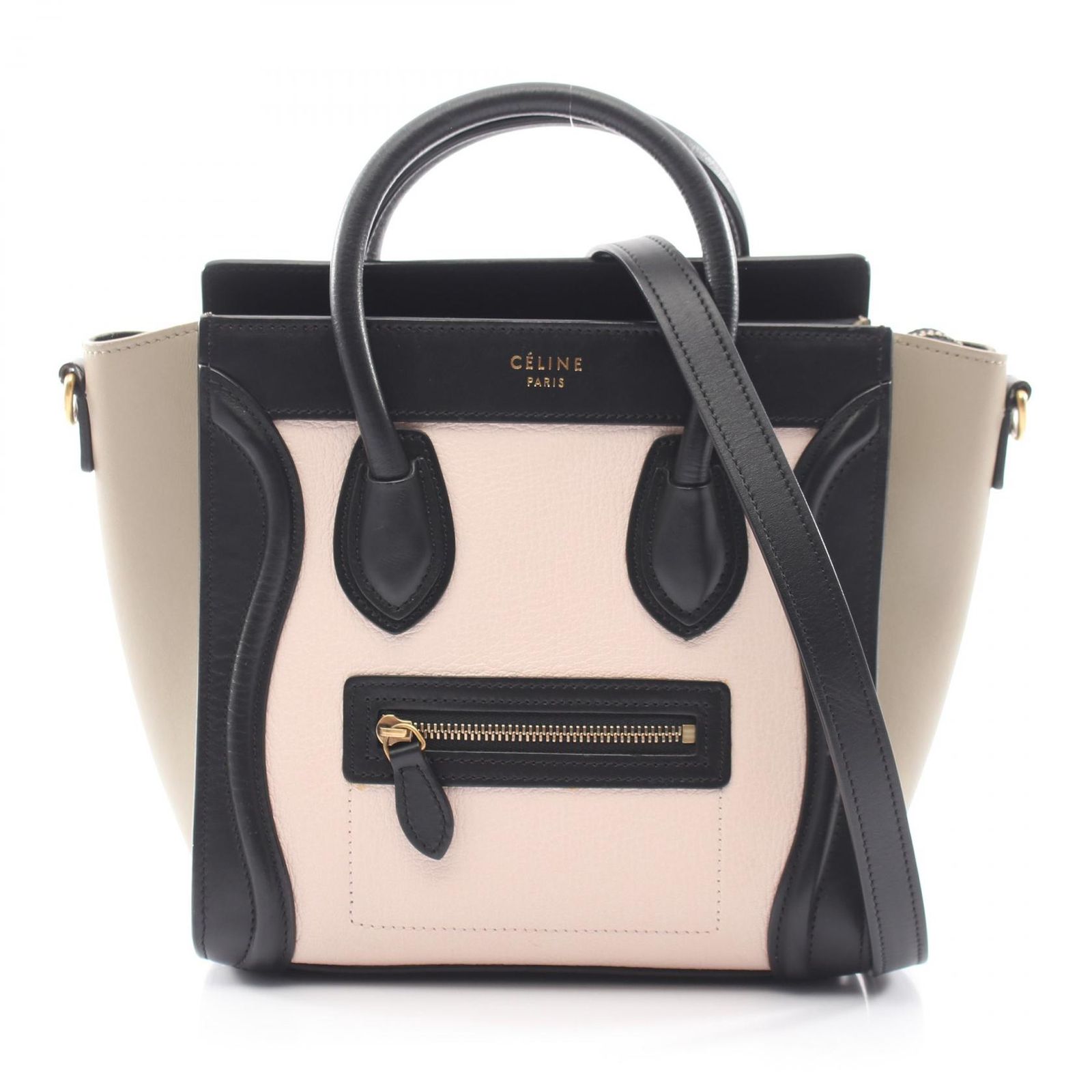 CELINE セリーヌ ラゲージ ナノショッパー 2WAY ハンドバッグ