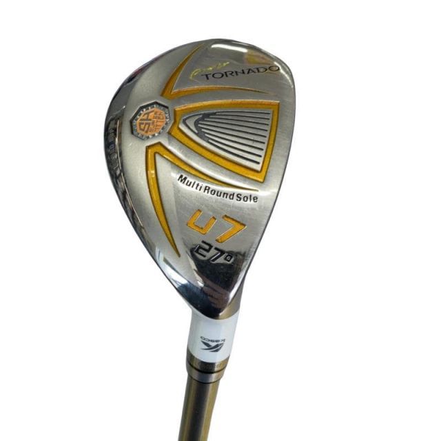 【中古】 キャスコ POWER TORNADO Ut-WEDGE U7 ユーティリティ UT Stabil shaft (フレックスR) メンズ 男性用 右利き 右用 Cランク ゴルフクラブ
