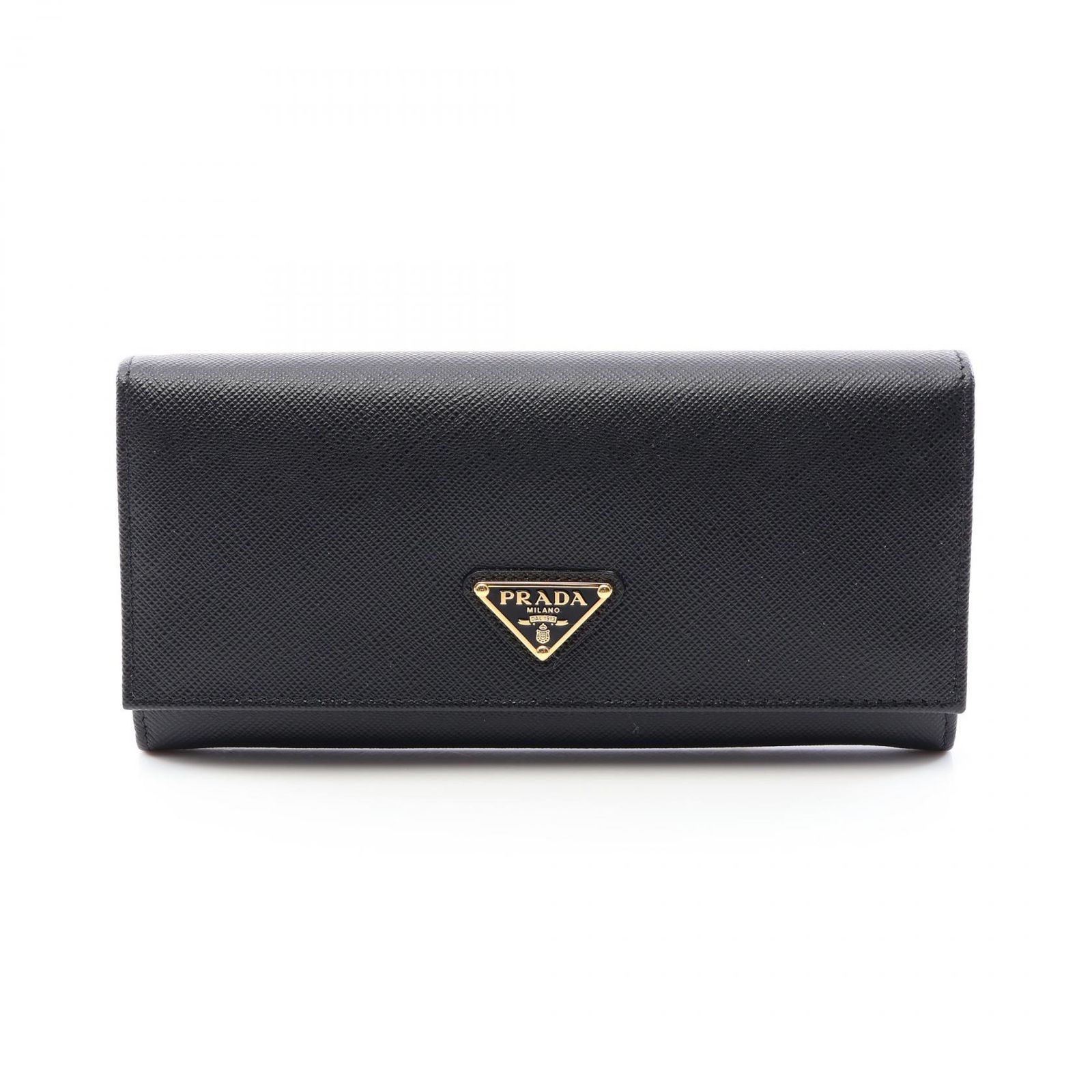 PRADA プラダ SAFFIANO TRIANG 二つ折り長財布