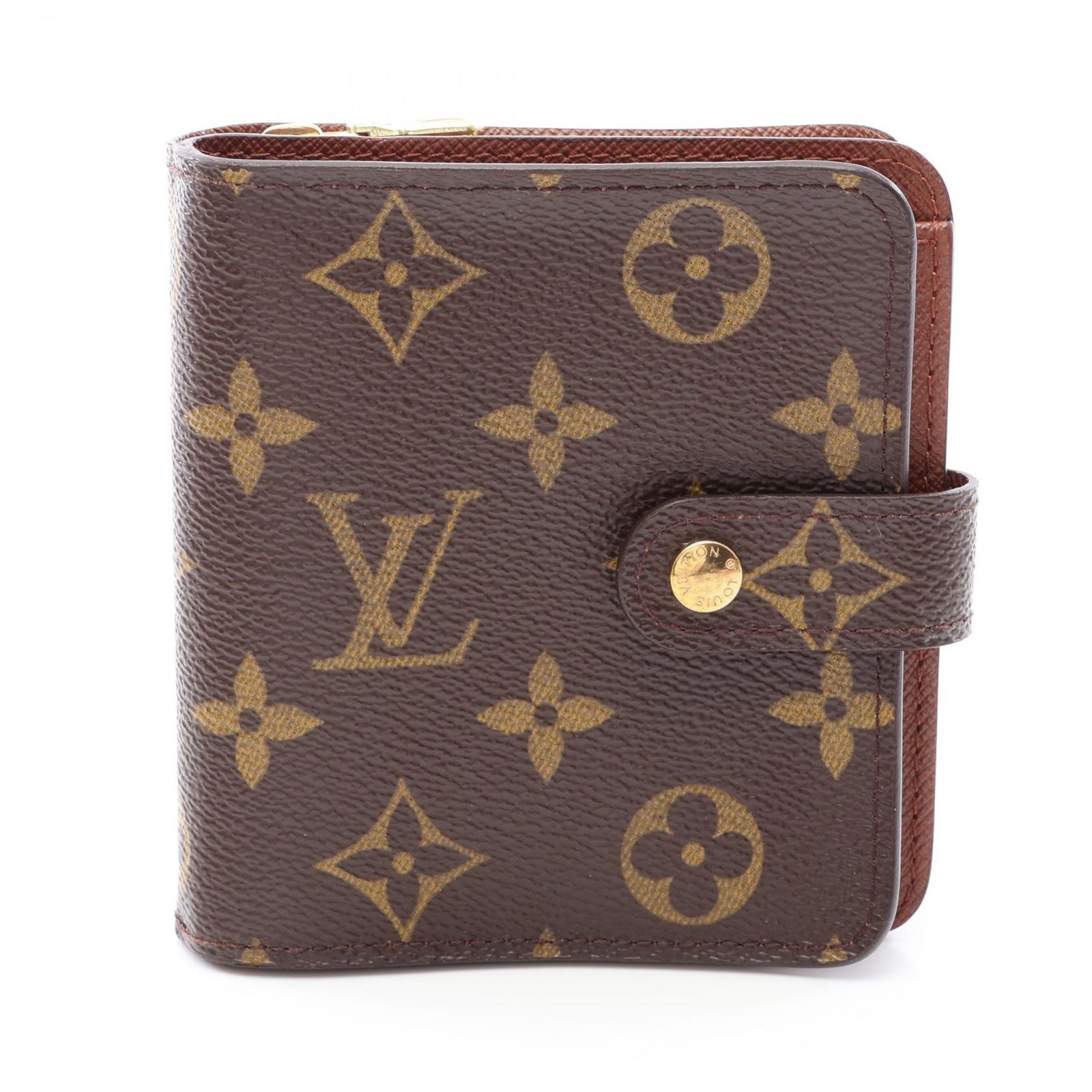 LOUIS VUITTON ルイ・ヴィトン コンパクトジップ 二つ折り財布