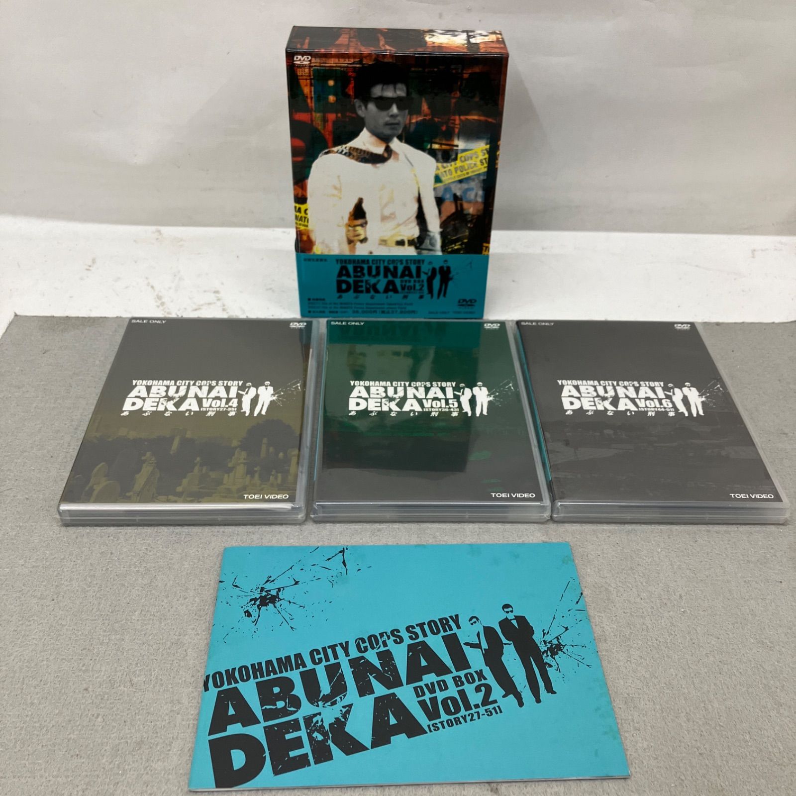 あぶない刑事 DVDBOX 全6巻セット （ディスクは未開封）PB6021 f011