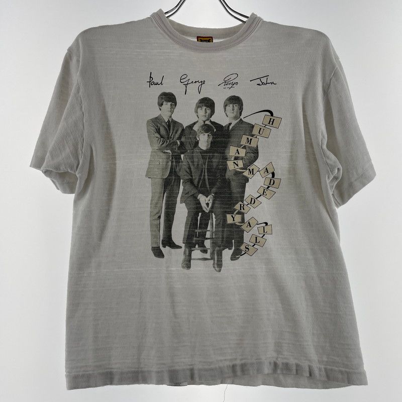 【中古品】 HUMANMADE ヒューマンメイド BEATLES TEE HM28TE001 ビートルズ Ｔシャツ 半袖 トップス 【142-260617-sa-02-tei】
