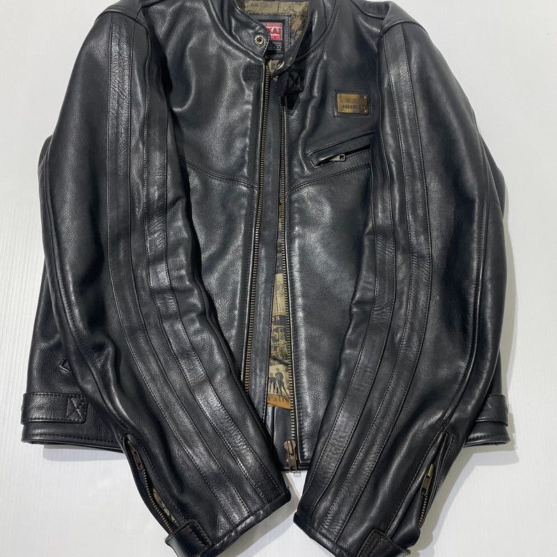 中古品】 NANKAI ナンカイ SINGLE RIDERS JACKET シングル ライダース