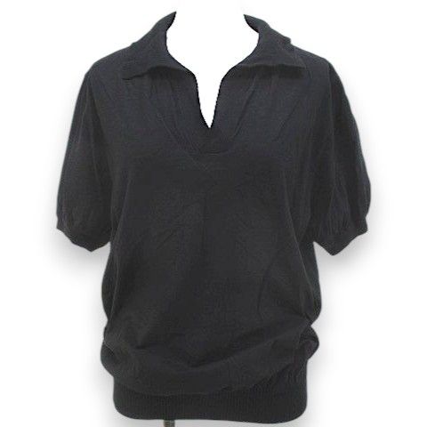 エルマノシェルビーノ ERMANNO SCERVINO 半袖 カットソー M 黒系