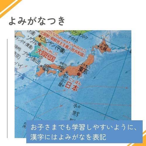 レイメイ藤井 地球儀 先生おすすめ小学生の地球儀 20cm OYV11/ 13816b1a