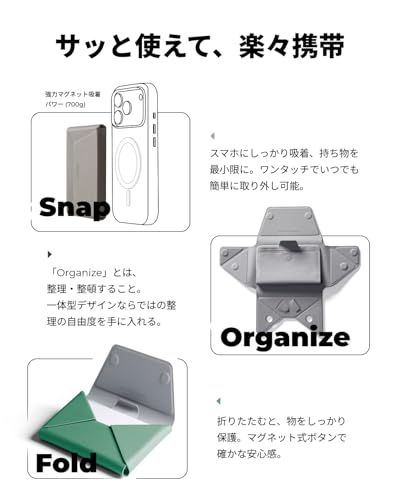[MOFT] 公式直営店 多機能カードケース＆スタンド MagSafe対応 財布 メンズ レディース ウォレット モフトマグセーフ iPhone カードケース カード 収納 名刺入れ 折りたたみ式 使いやすい MOVAS?耐久素材 薄型 軽量 94fd2501