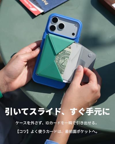 [MOFT] 公式直営店 多機能カードケース＆スタンド MagSafe対応 財布 メンズ レディース ウォレット モフトマグセーフ iPhone カードケース カード 収納 名刺入れ 折りたたみ式 使いやすい MOVAS?耐久素材 薄型 軽量 94fd2501