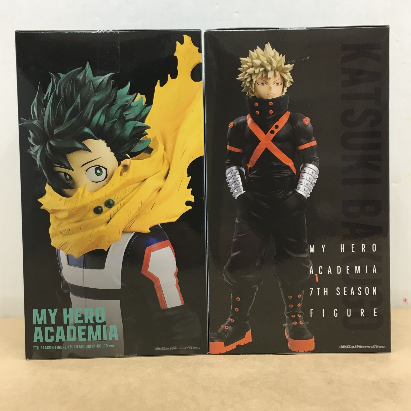 未開封 ヒロアカ 7TH SEASON FIGURE 緑谷出久 カラーver. 爆豪勝己