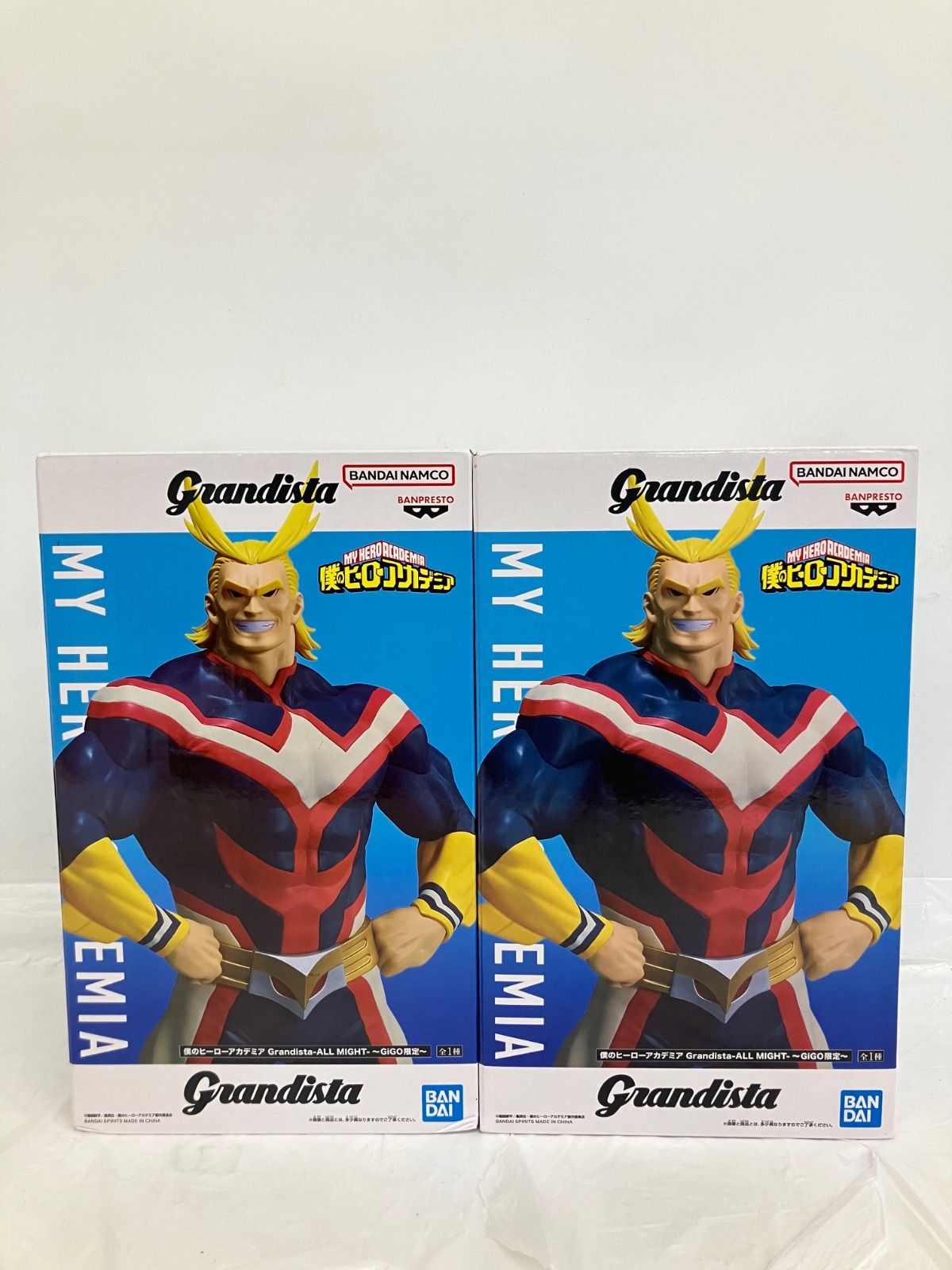 未開封 僕のヒーローアカデミア Grandista ALL MIGHT GiGO限定 2個 