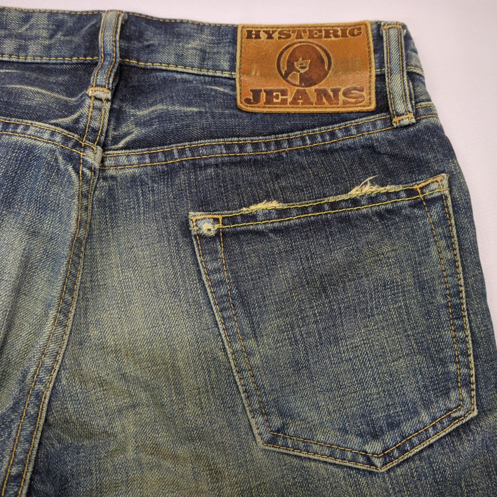 【D40309】HYSTERIC JEANS ストレートデニム