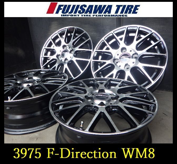 【3975】B▲送料無料▲F-Direction WM8 ホイール▲14x5.5J 4穴 PCD100 +43▲4本 26103695 3975】B△送料無料△F-Direction WM8 ホイール△14x5.5J 4穴 PCD100 +