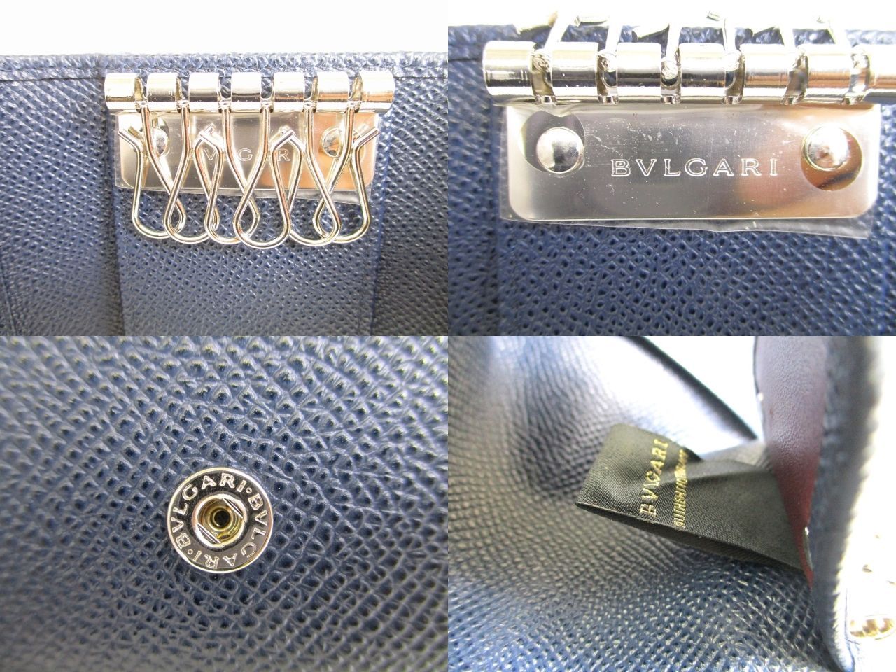 ブルガリ BVLGARI ブルガリブルガリ グレインレザー 6連 キーケース