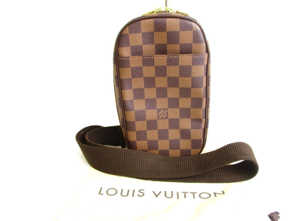 ルイヴィトン LOUIS VUITTON スペシャルオーダー ダミエ ガンジュ ベルトバッグ ウエストポーチ ボディバッグ メンズ レディース 【未使用保管品】