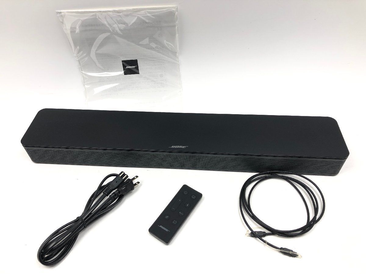 美品 Bose ボーズ TV Speaker 431974 サウンドバー スピーカー Bluetooth 電源連動 ダイアログモード オーディオ Y06058MA