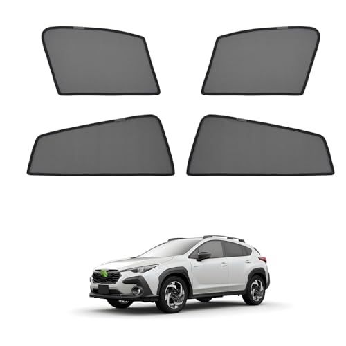 CARTIST スバル クロストレック GU系 メッシュカーテン CROSSTREK 3代目 2022年?現行 遮光カーテン カーシェード UVカット 簡単着脱 遮光 断熱 インテリア マグネット式 日よけ サンシェード 車種専用 4枚ts 9ad04efc