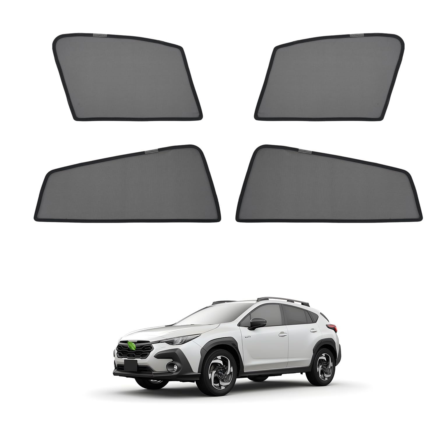 CARTIST スバル クロストレック GU系 メッシュカーテン CROSSTREK 3代目 2022年?現行 遮光カーテン カーシェード UVカット 簡単着脱 遮光 断熱 インテリア マグネット式 日よけ サンシェード 車種専用 4枚ts 9ad04efc